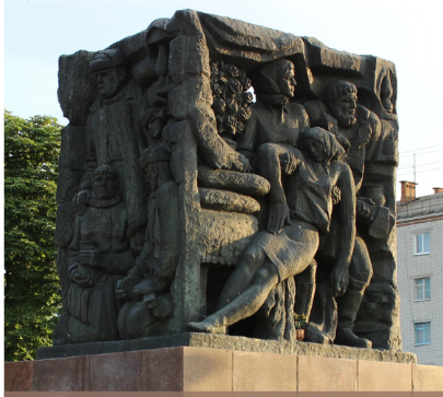 Denkmal für das Koryukivka-Massaker -  Monument to the Koryukivka massacre